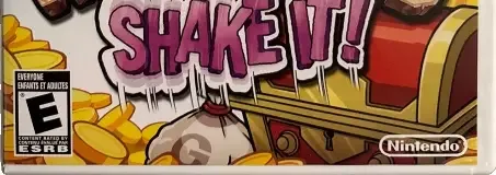 Wario Land: Shake It!, the ESRB box on its front