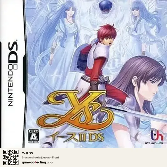 Ys II DS Nintendo DS, Asia box front