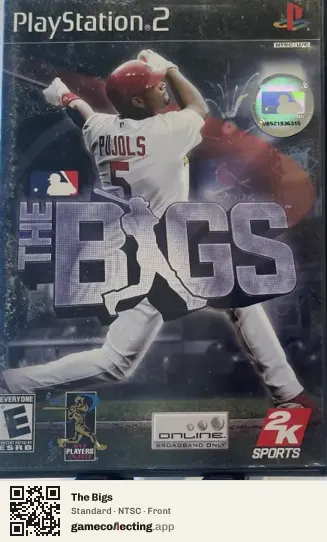 The Bigs PlayStation 2, NTSC box front