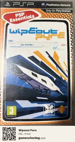 Wipeout Pure PlayStation Portable, PAL box front