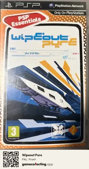 Wipeout Pure PlayStation Portable, PAL box front