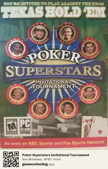 Poker Superstars Invitational Tournament Computer, NTSC box front