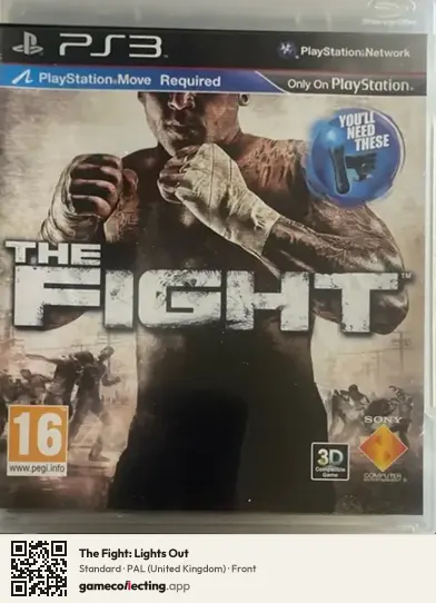 The Fight: Lights Out PlayStation 3, United Kingdom box front