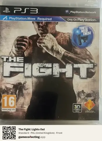 The Fight: Lights Out PlayStation 3, United Kingdom box front