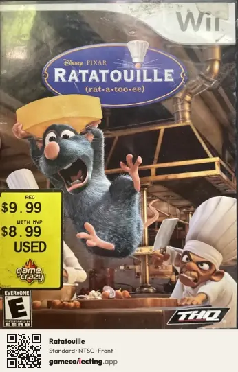 Ratatouille Nintendo Wii, NTSC box front