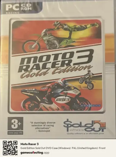 Moto Racer 3 Computer, United Kingdom box front