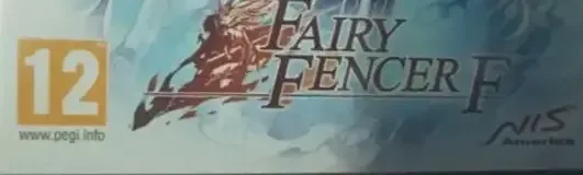 Fairy Fencer F, the PEGI square on its front