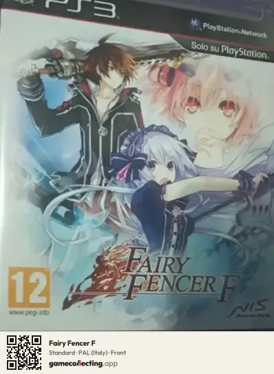 Fairy Fencer F PlayStation 3, Italy box front