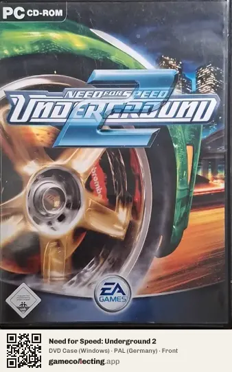 Need for Speed: Underground 2 Computer, Germany box front
