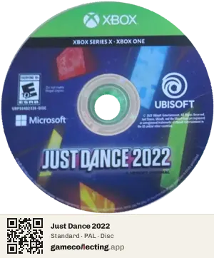 Just Dance 2022 Xbox Series X, PAL disc