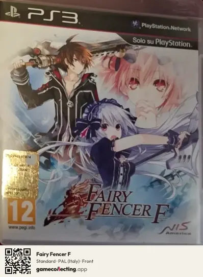 Fairy Fencer F PlayStation 3, Italy box front