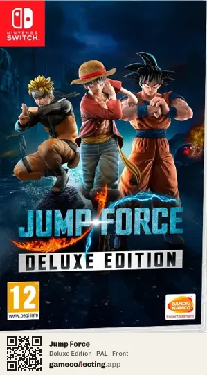 Jump Force Nintendo Switch, PAL box front