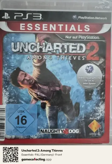 Uncharted 2: Among Thieves PlayStation 3, Germany box front