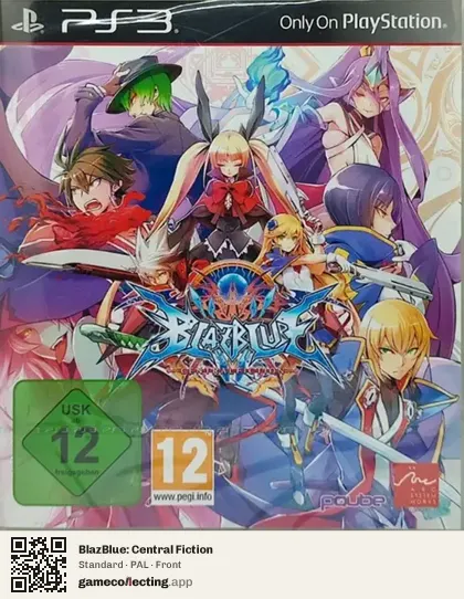 BlazBlue: Central Fiction PlayStation 3, PAL box front
