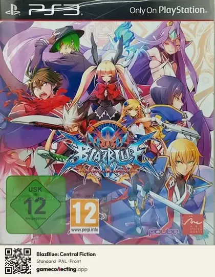BlazBlue: Central Fiction PlayStation 3, PAL box front