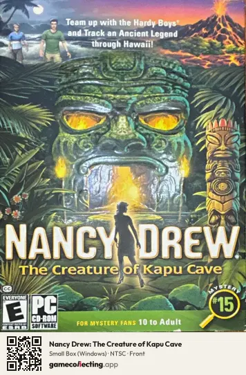Nancy Drew: The Creature of Kapu Cave Computer, NTSC box front