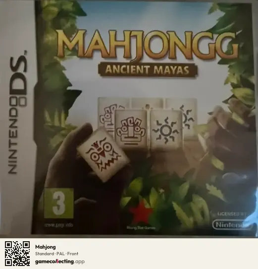 Mahjong Nintendo DS, PAL box front