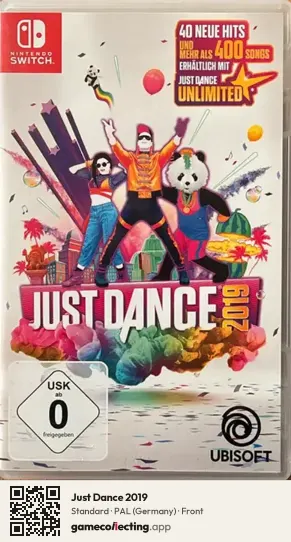 Just Dance 2019 Nintendo Switch, Germany box front