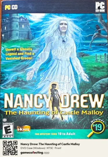 Nancy Drew: The Haunting of Castle Malloy Computer, NTSC box front