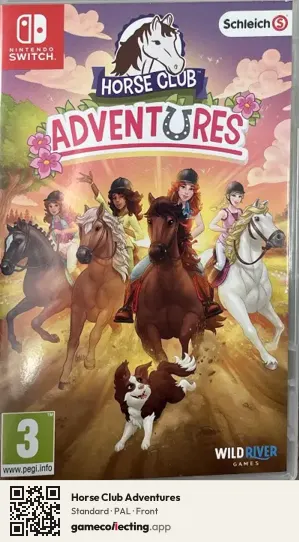 Horse Club Adventures Nintendo Switch, PAL box front