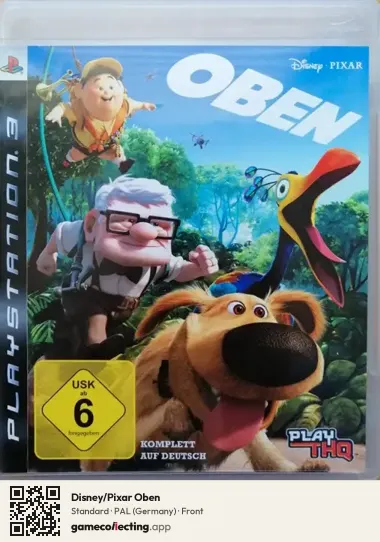 Disney/Pixar Oben PlayStation 3, Germany box front
