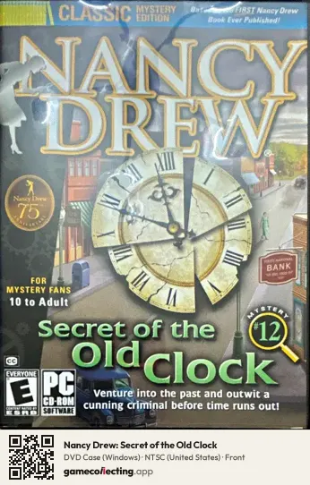 Nancy Drew: Secret of the Old Clock Computer, United States box front