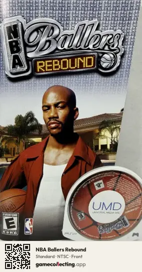 NBA Ballers Rebound PlayStation Portable, NTSC box front