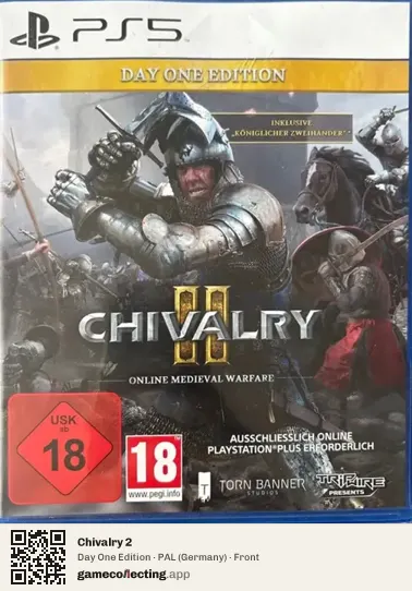 Chivalry 2 PlayStation 5, Germany box front