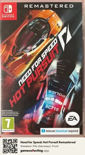Need for Speed: Hot Pursuit Remastered Nintendo Switch, Germany box front