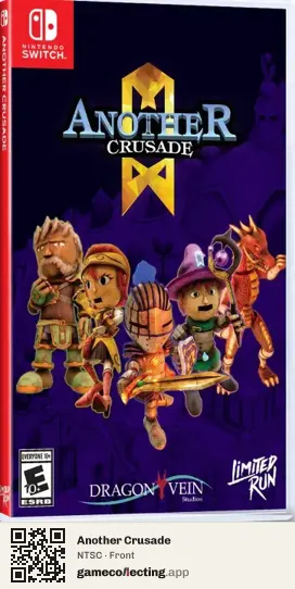 Another Crusade Nintendo Switch, NTSC box front