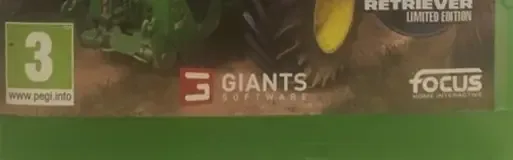 Farming Simulator 19, the PEGI square on its front