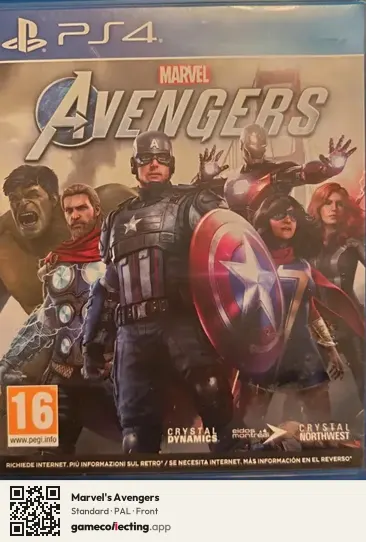 Marvel's Avengers PlayStation 4, PAL box front