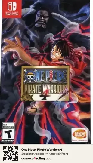 One Piece: Pirate Warriors 4 Nintendo Switch, North America box front
