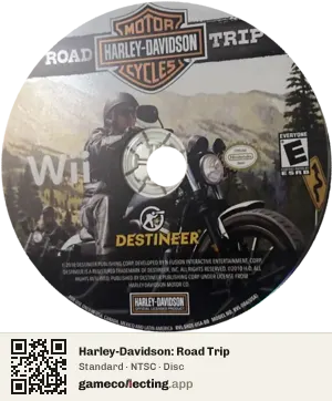 Harley-Davidson: Road Trip Nintendo Wii, NTSC disc
