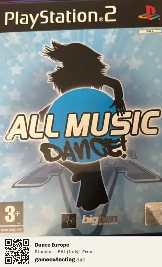 Dance Europe PlayStation 2, Italy box front