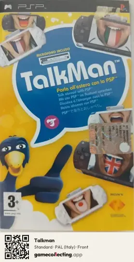Talkman PlayStation Portable, Italy box front