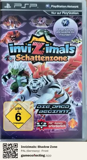 Invizimals: Shadow Zone PlayStation Portable, Germany box front