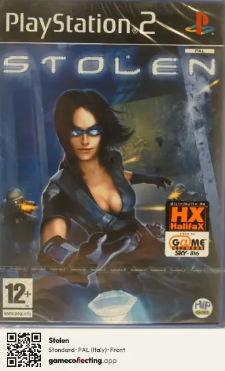 Stolen PlayStation 2, Italy box front