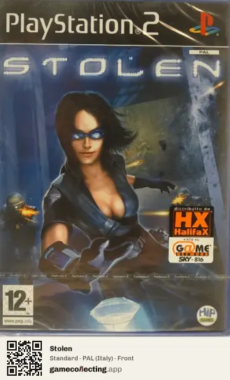 Stolen PlayStation 2, Italy box front