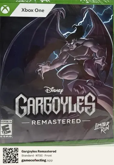 Gargoyles Remastered Xbox One, NTSC box front
