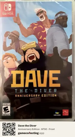 Dave the Diver Nintendo Switch, NTSC box front