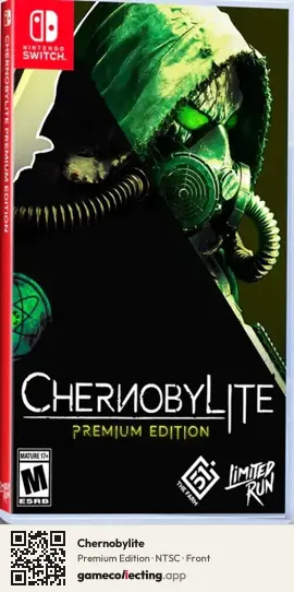 Chernobylite Nintendo Switch, NTSC box front