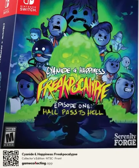 Cyanide & Happiness: Freakpocalypse Nintendo Switch, NTSC box front