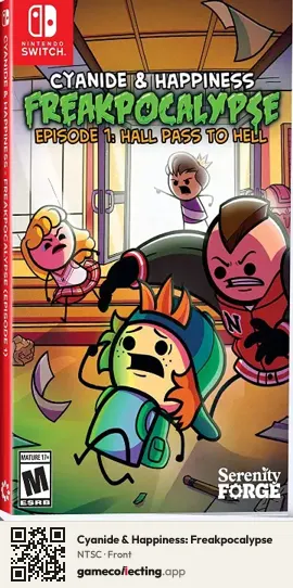 Cyanide & Happiness: Freakpocalypse Nintendo Switch, NTSC box front