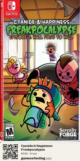 Cyanide & Happiness: Freakpocalypse Nintendo Switch, NTSC box front