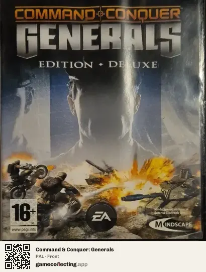 Command & Conquer: Generals Computer, PAL box front