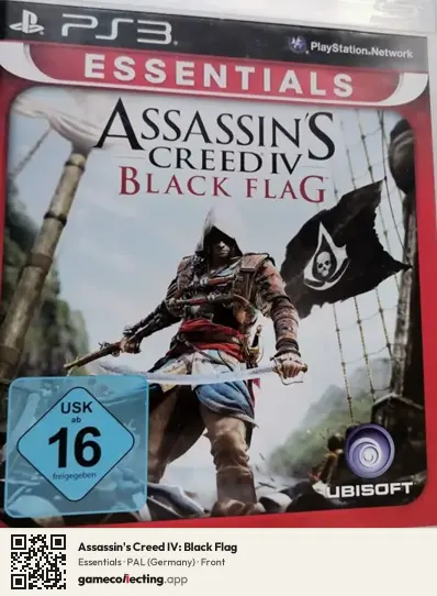 Assassin's Creed IV: Black Flag PlayStation 3, Germany box front