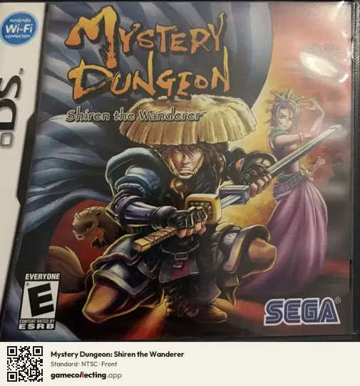 Mystery Dungeon: Shiren the Wanderer Nintendo DS, NTSC box front