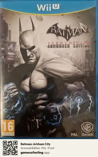 Batman: Arkham City Nintendo Wii U, PAL box front