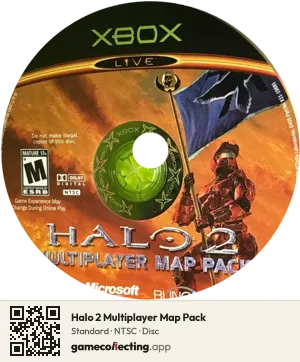 Halo 2 Multiplayer Map Pack Xbox, NTSC disc